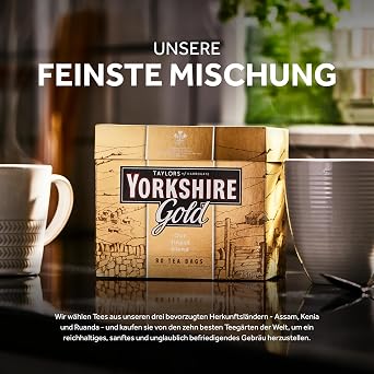 Yorkshire Tea, Gold, Black Tea Bags, 160ct (Pack of 1)