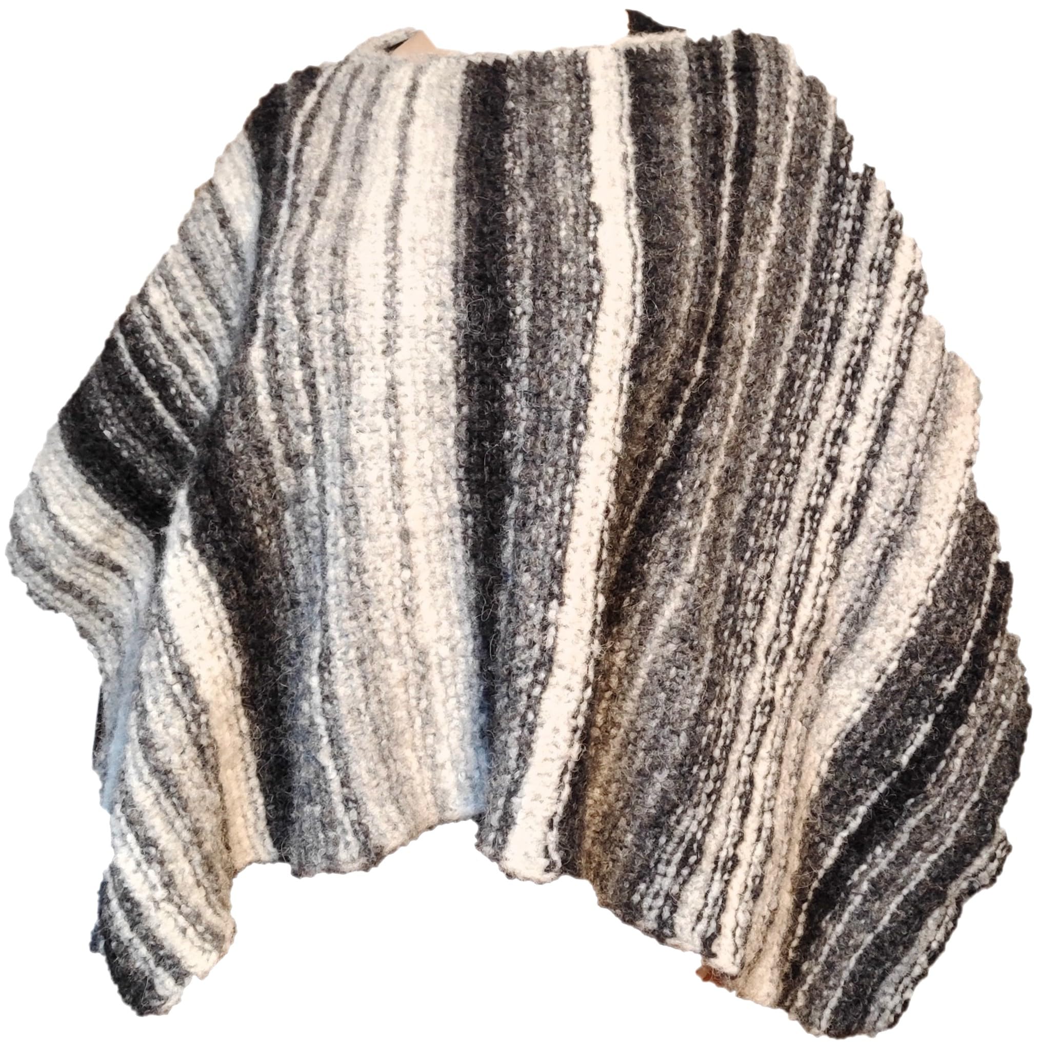 AngiesStrickZauber verkauft: Selbstgestrickt,Handgemacht/Poncho/Dreieckstuch/Schultertuch/Wickelschal/Sommerschal/Schal/Stola/Alpaca Wolle