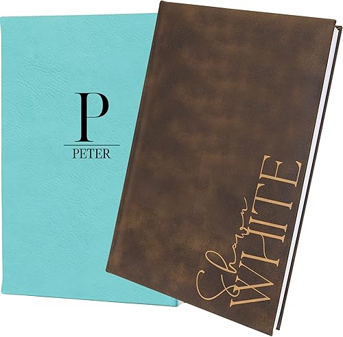 Miniatura 5 de Diario personalizado personalizado. Grabado con láser. 9 diseños. 8 colores. Regalos profesionales de negocios. Regalo de compañero de trabajo.