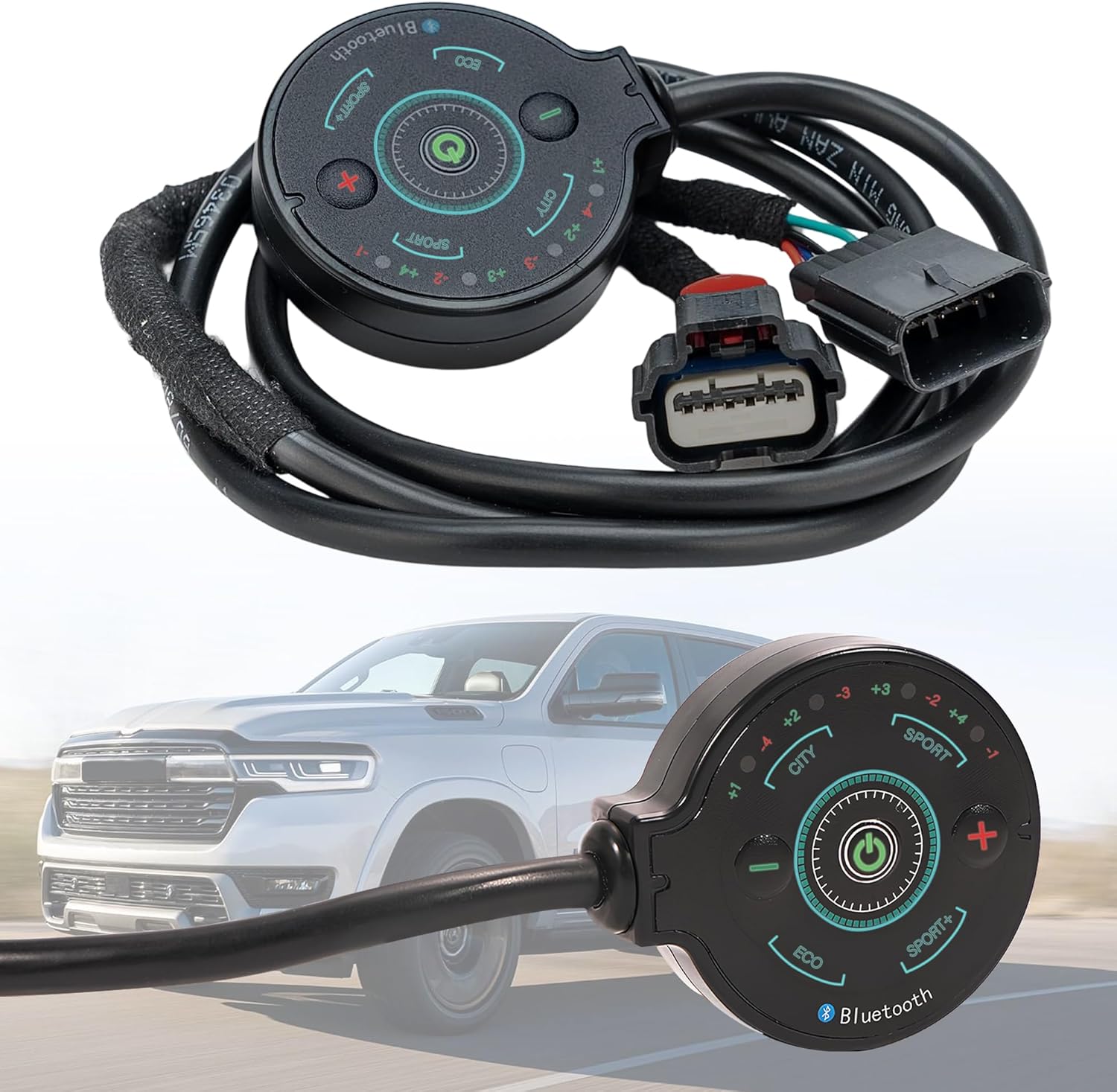 Throttle Response Controller for Dodge Ram 1500 2500 3500 (2007-2018) - Enhance Acceleration, Reduce Throttle Lag Ram Accessories PC31 PC31-BT