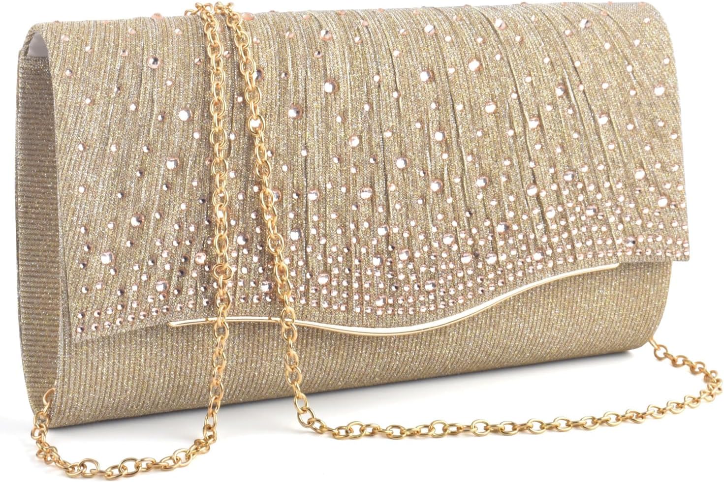 Clutch Purses for Women, Formal Evening Bags Suede Shoulder Envelope Party Handbags Wedding Cocktail Prom Clutches