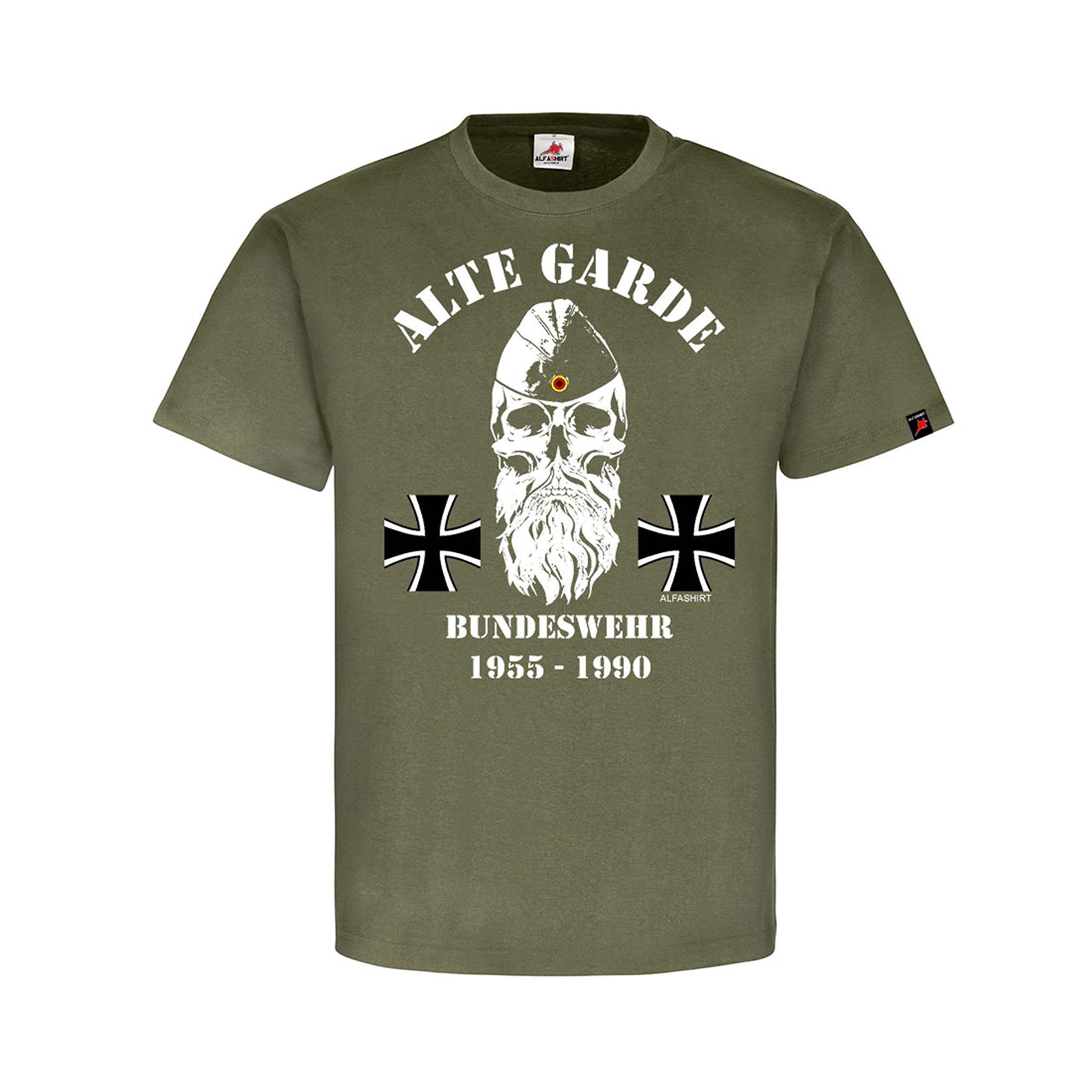 T-shirt de l'armée allemande pour randonnée et bivouac Vieille Garde XL