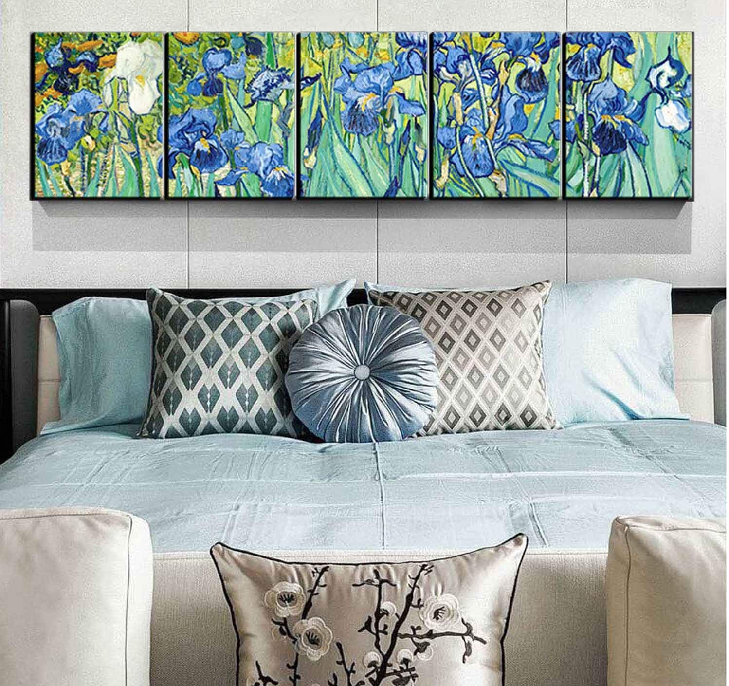 開運絵画】ゴッホ 複製名画 手描き 油絵 油彩画 サイズ M【横長の