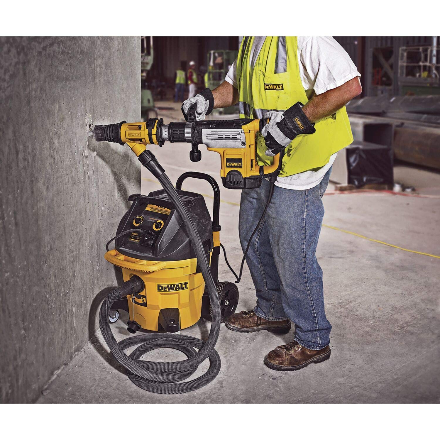DEWALT DWH051-XJ odsysanie dłut SDS-max 5-12 kg, czarny/żółty, rozmiar