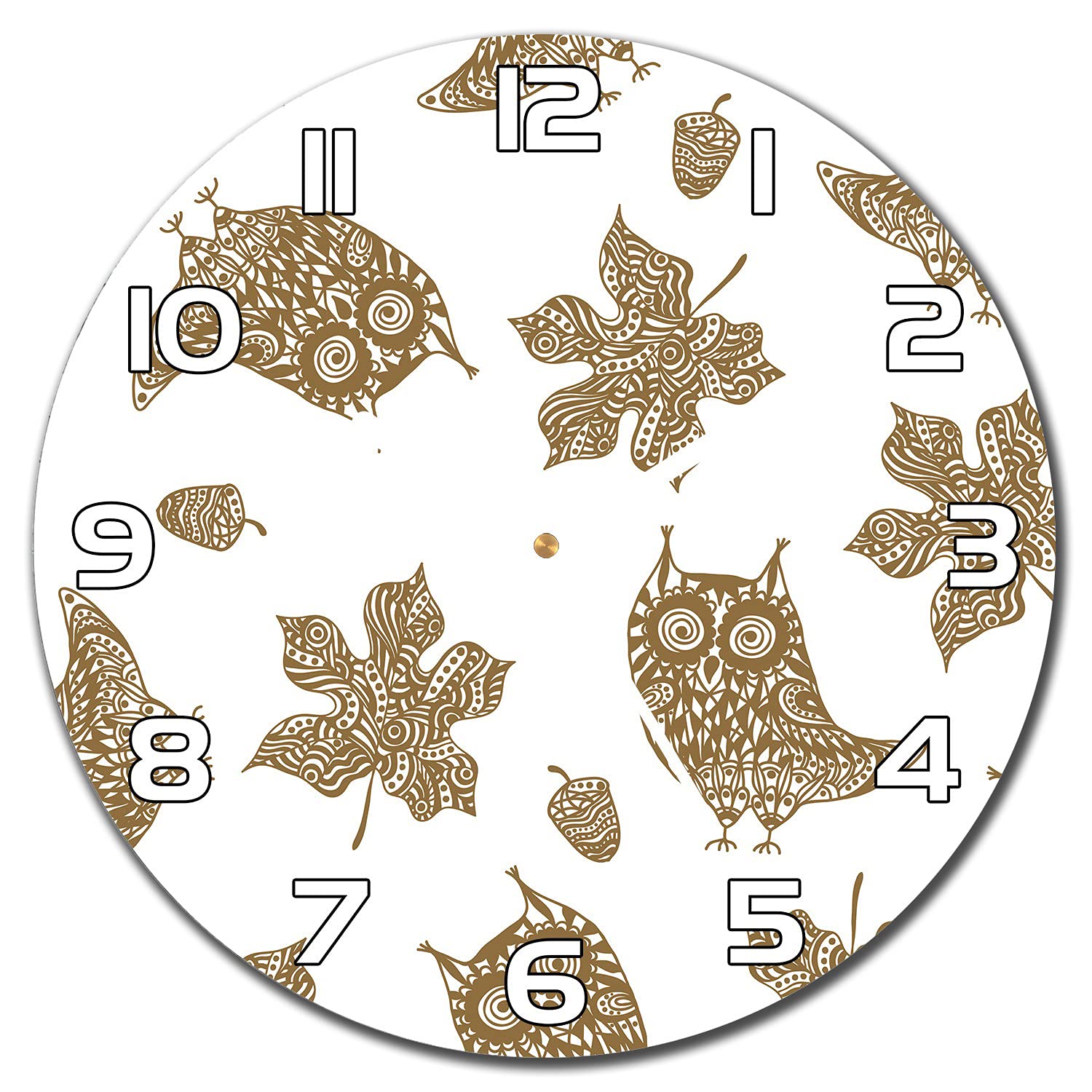 Horloge Murale Verre Sécurité 30 cm Éclat Moderne Salon