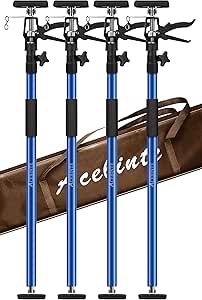 Amazon.com: 4PK Support Pole,Steel Telescopic Quick Adjustable 3rd Hand ...