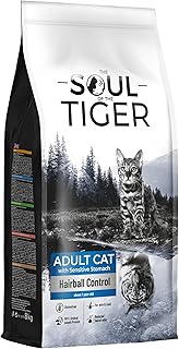 The Soul of the Tiger - Trockenfutter für ausgewachsene Katzen mit empfindlichem Magen, gegen Haarballen, 8 kg product image