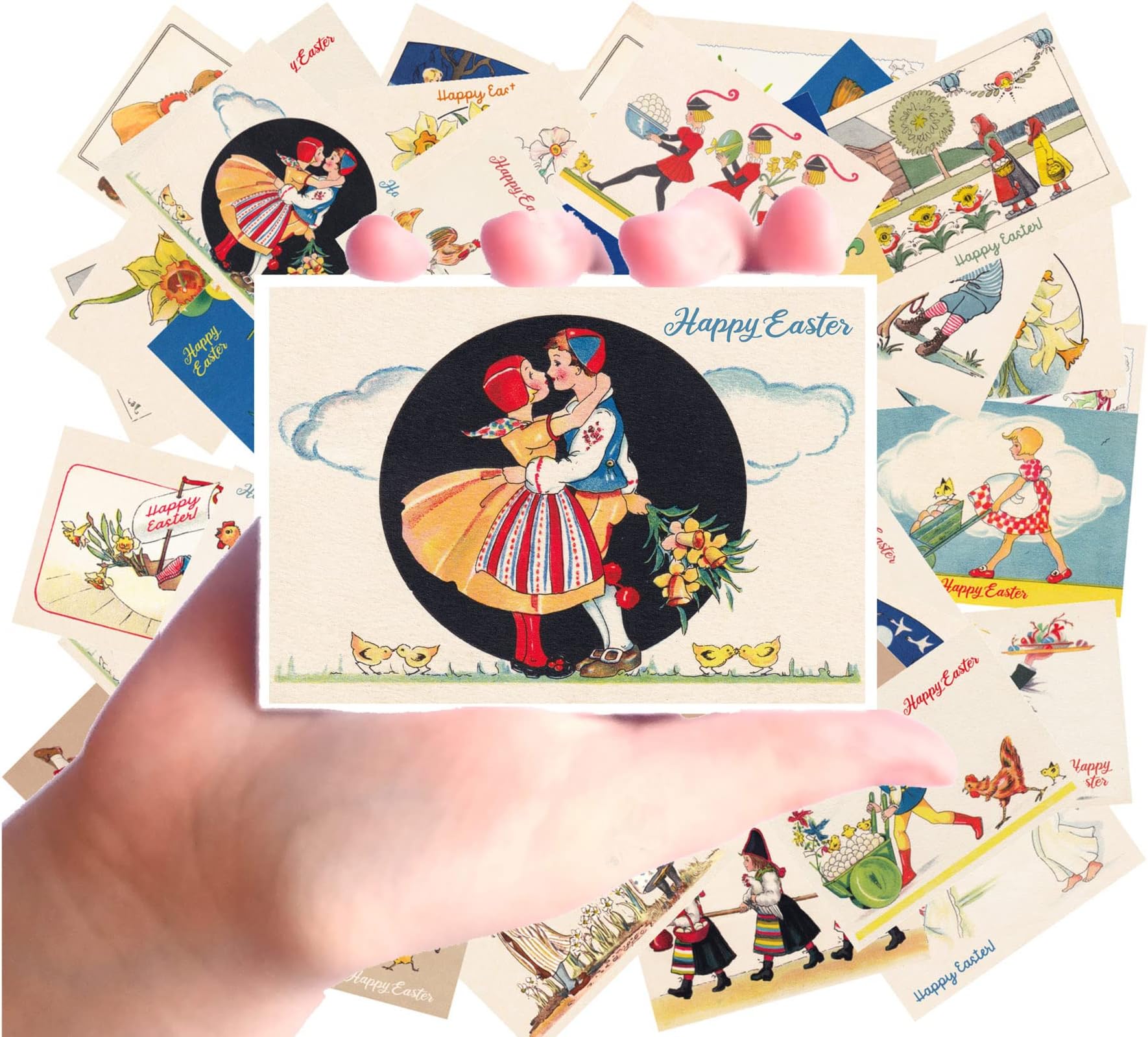 Amazon.com: Easter Large Stickers 24 pcs (2.5