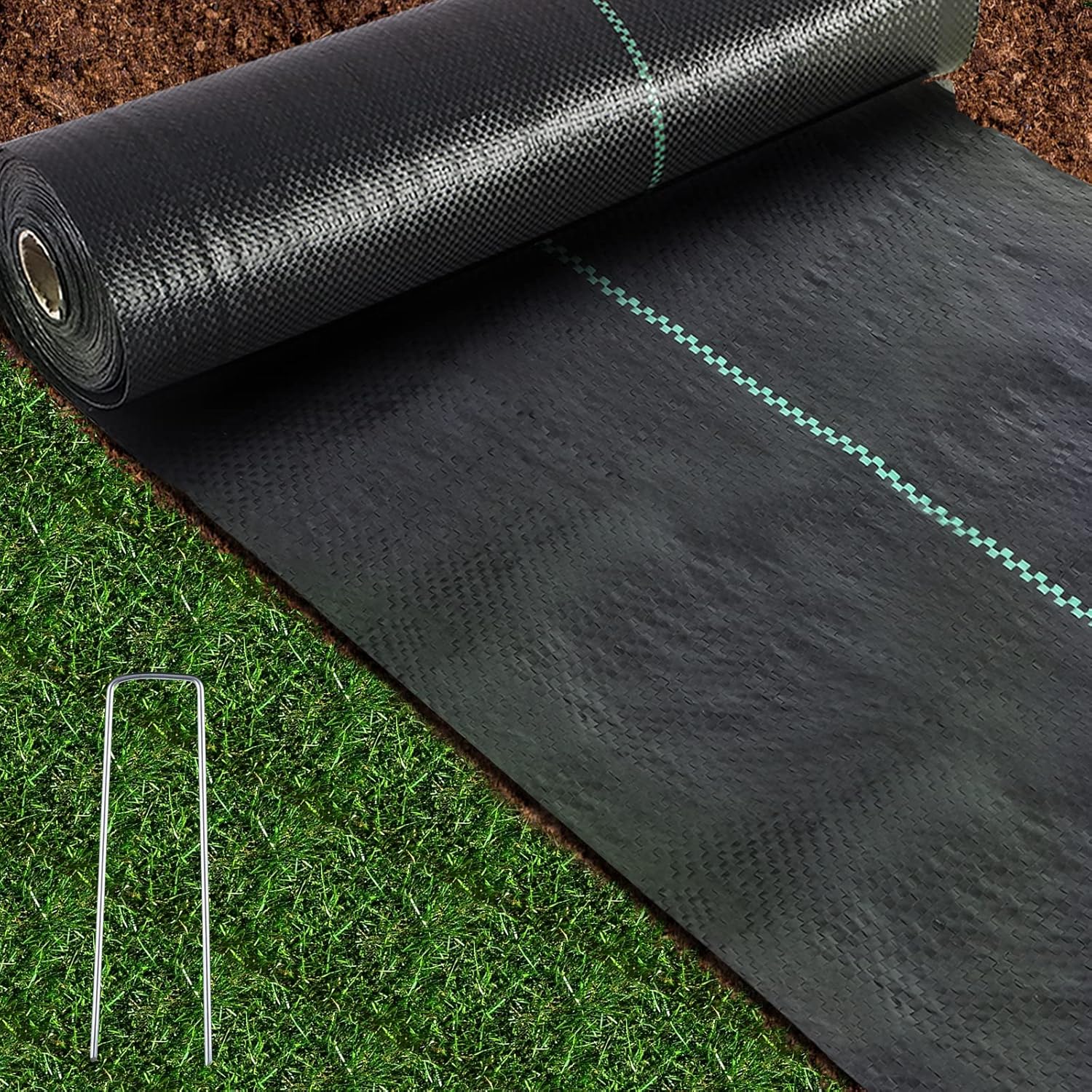 Shikha Garden Weed Barrier Fabric Landscape Fabric Weed