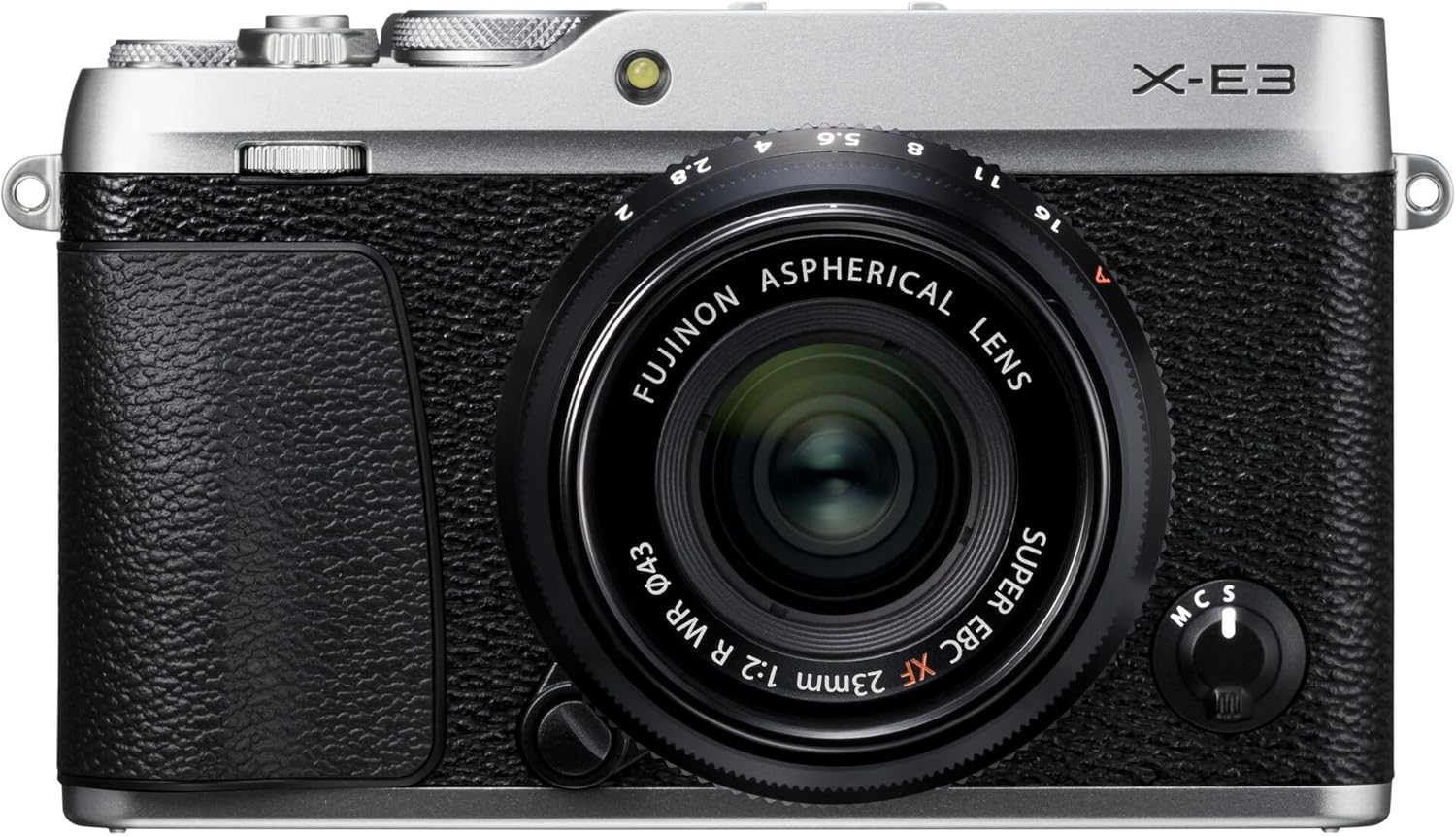 Fujifilm X-E3 Fotocamera Digitale 24 MP, Sensore CMOS X-Trans III APS-C, Schermo LCD Touchscreen 3, Filmati 4 K, Bluetooth, Argento