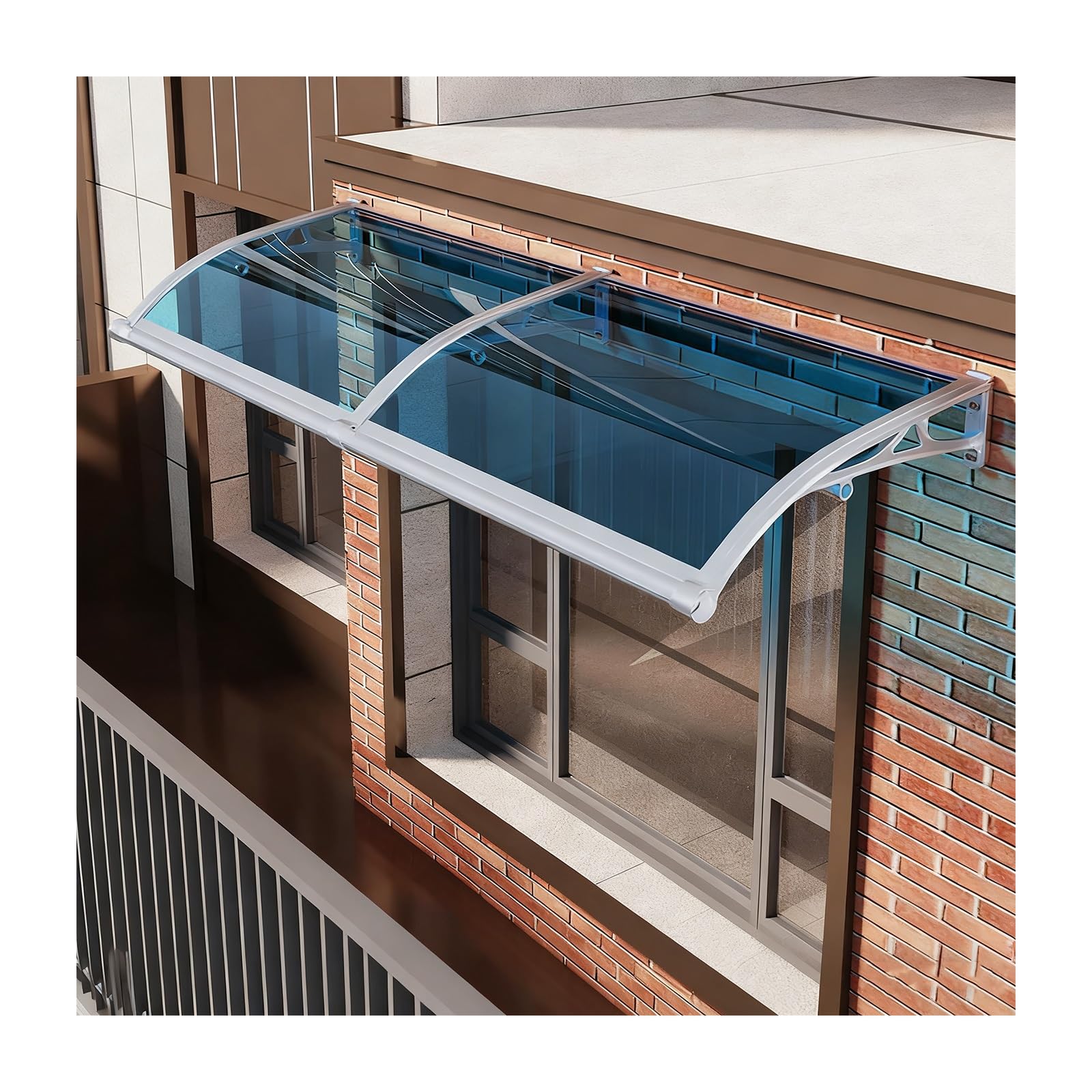 Store en aluminium 60x280 pour auvent extérieur de magasin