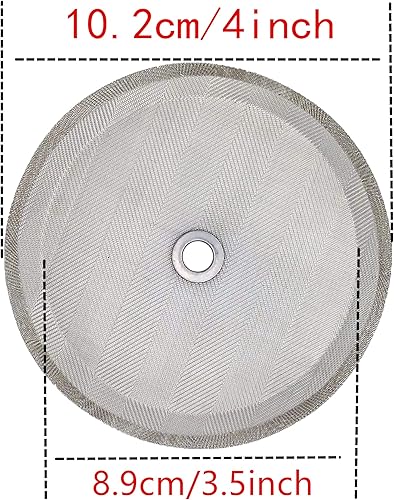 Miniatura 3 de Ruilida 6 piezas de pantalla de filtro de prensa francesa, universal de 33.8fl oz, 34 onzas, 8 tazas de prensa francesa cafeteras y máquinas de té