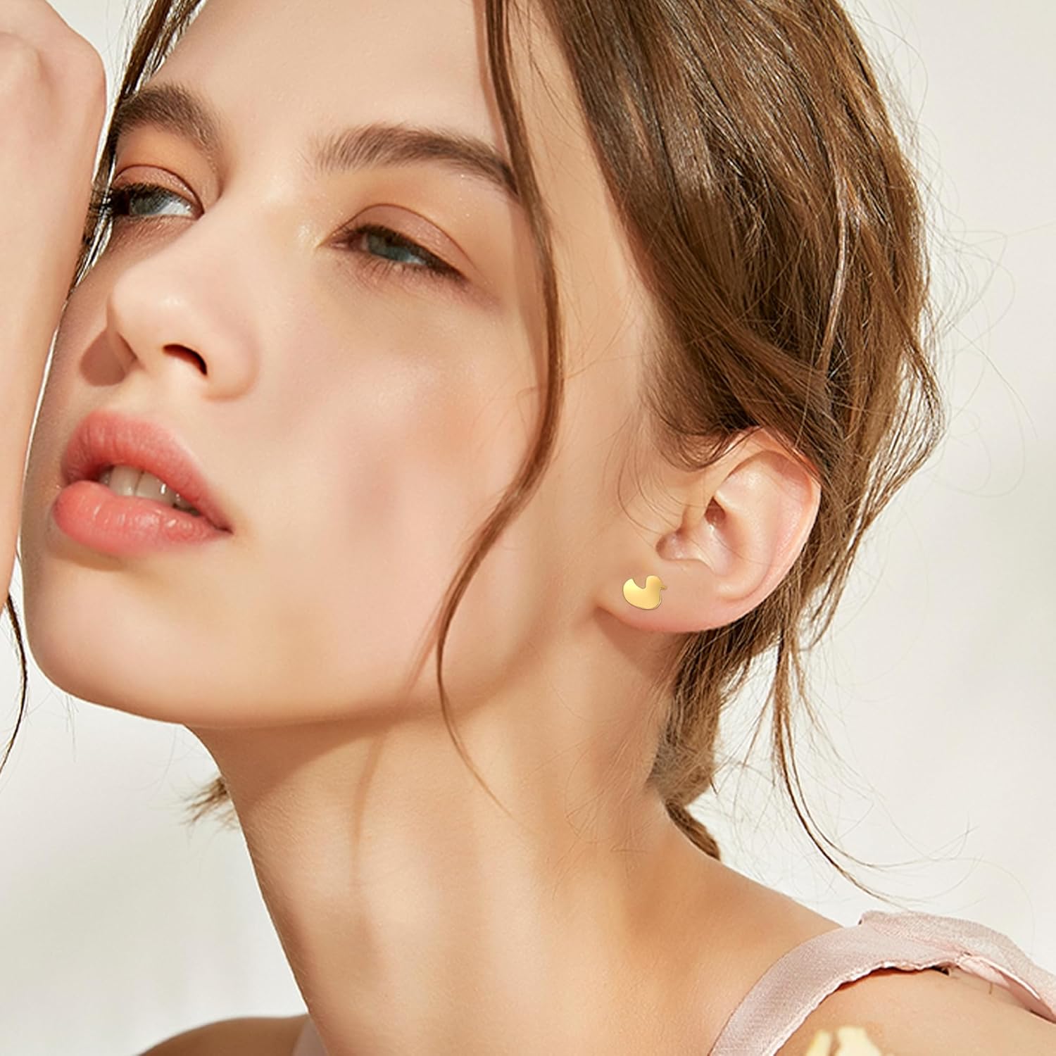 URONE 925 Sterling Silver Cute Animal Earrings Animal Jewelry Gifts for Women - Image 2