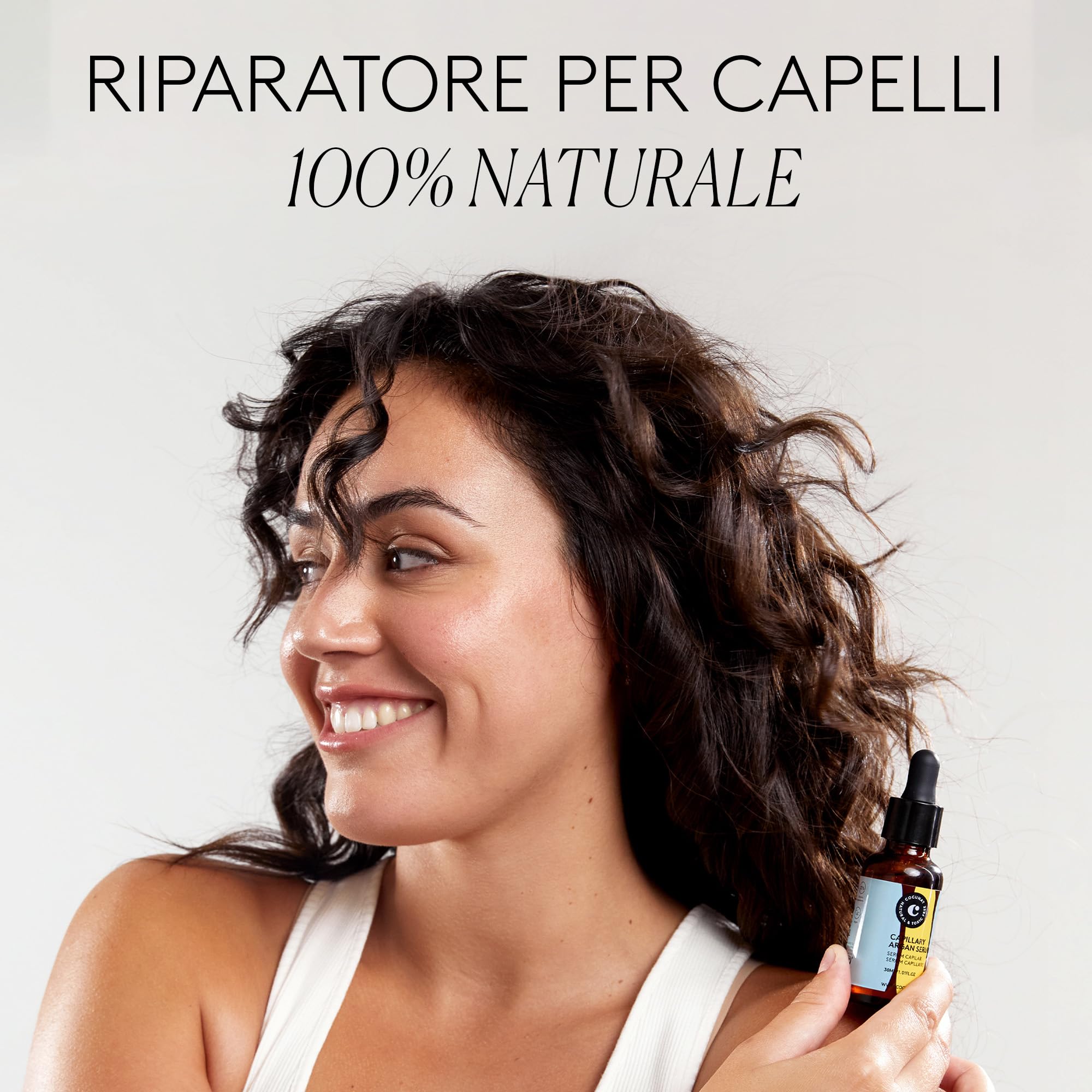 COCUNAT Boombastic + Siero Argan Maschera Capillare Anti Crespo 200+30ml | Maschera ultra nutriente con Acidi Laurico e Linoleico + Siero Argan senza risciacquo. Senza siliconi.