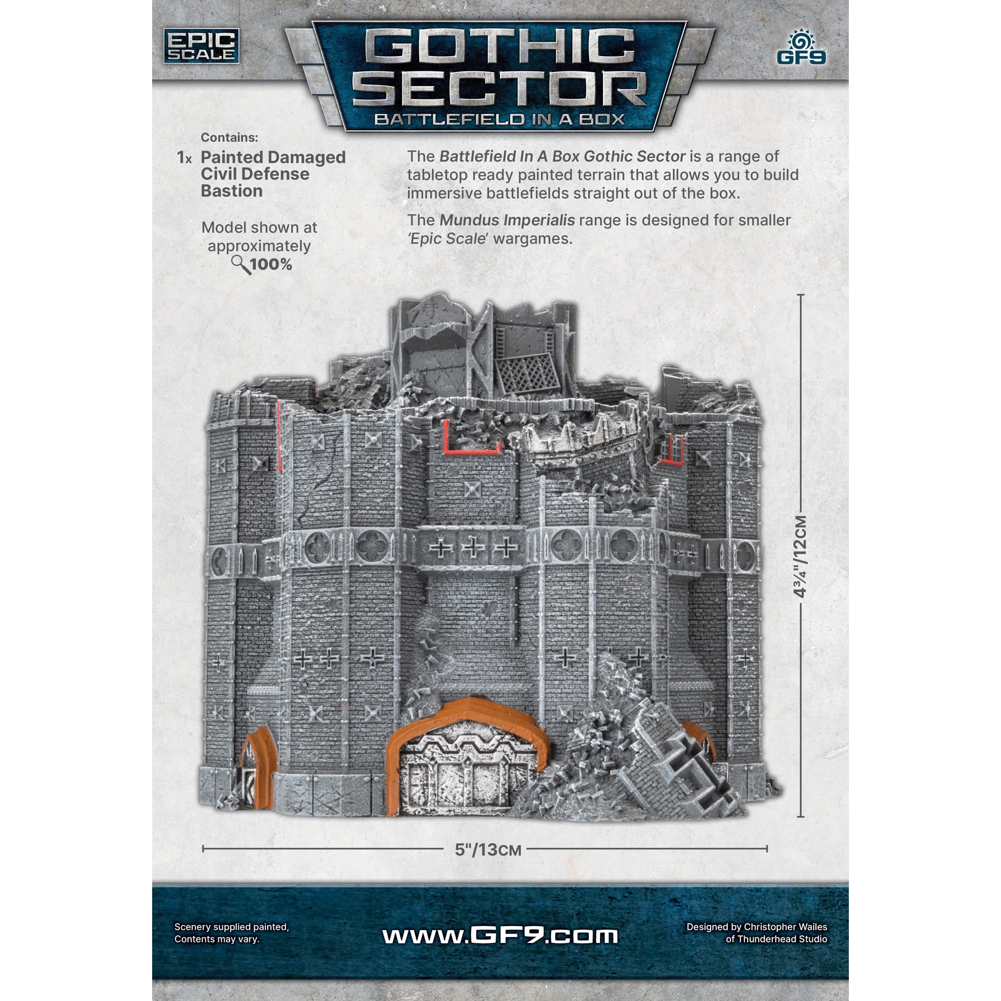 Gale Force Nine - Mundus Imperialis - Librarium & Censorium: Tabletop Gaming Terrain, 2 Spieler, Ab 15 Jahren, Geländestück