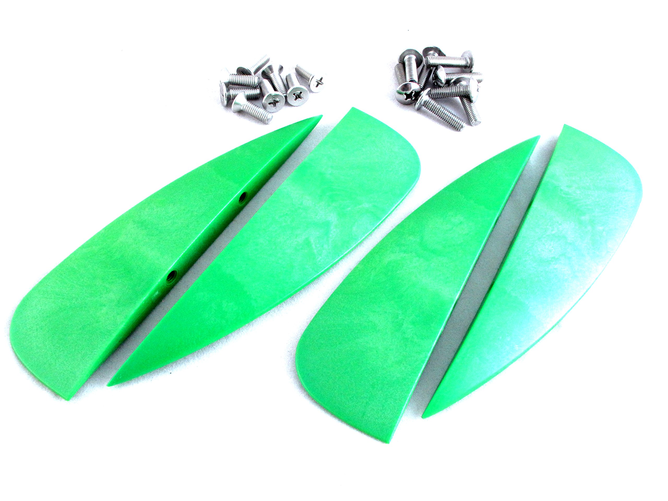 サーフボード用カラフルフィン Amazon | 【Anti Gravity】カラフルフィン緑 1.5インチ 4枚 カイト