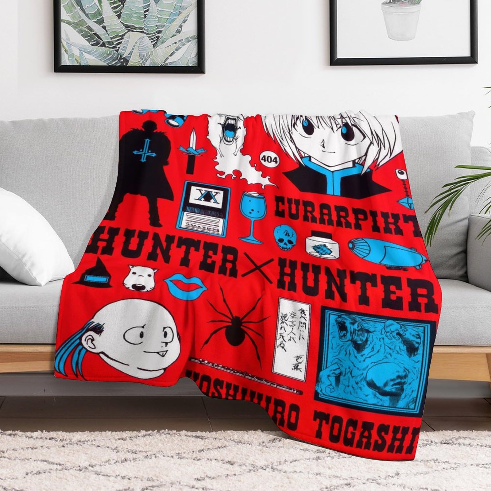 Amazon｜漫画 ハンター×ハンター (86) ブランケット 毛布 シングル