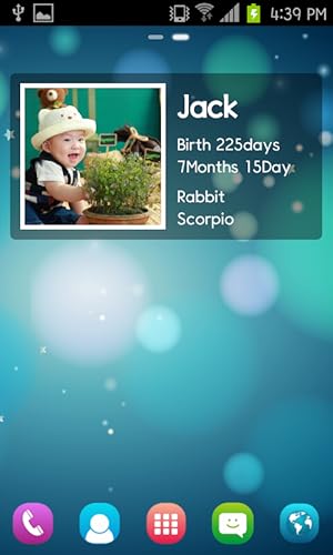 Baby Months Widget