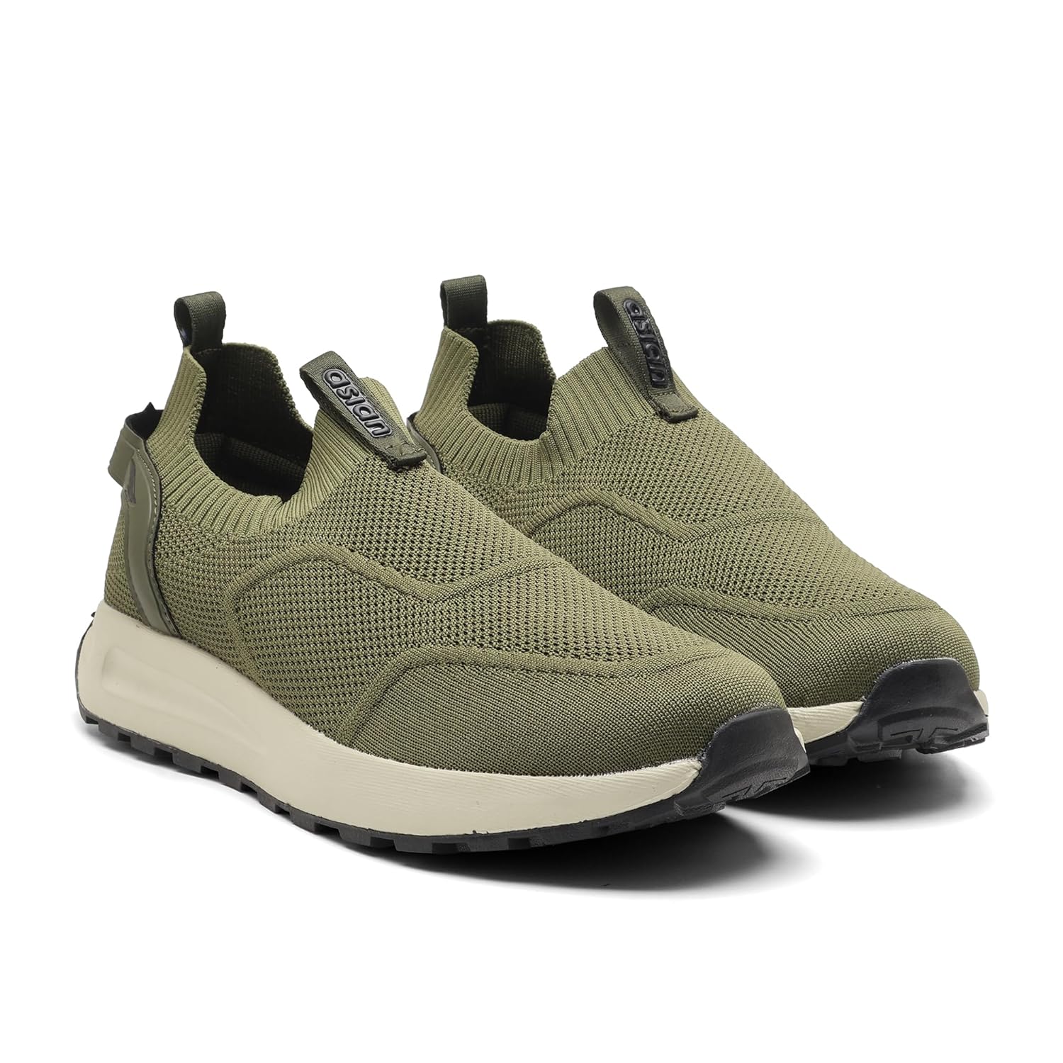 ASIAN Wind Pro-11 Walking Shoes for Men | Lightweight Slip-On Sneakers with Soft Cushion Sole & Breathable Mesh