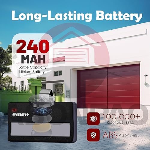 Miniatura 3 de 2 para 139.53674SRT1/139.53975SRT1/971LM LiftMaster Sears Craftsman Control remoto para puerta de garaje (solo para botones de aprendizaje rojo o