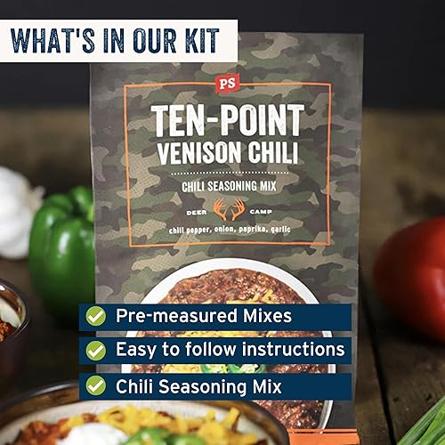 Miniatura 3 de Mezcla de chile venado de Ten-Point 6 onzas 600oz de chile cebolla pimentón ajo