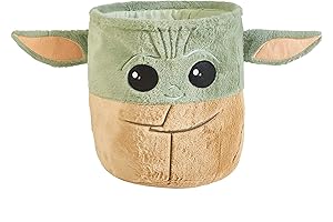 Idea Nuova Star Wars: The Mandalorian, The Child Figural Plush Laundry Storage Hamper