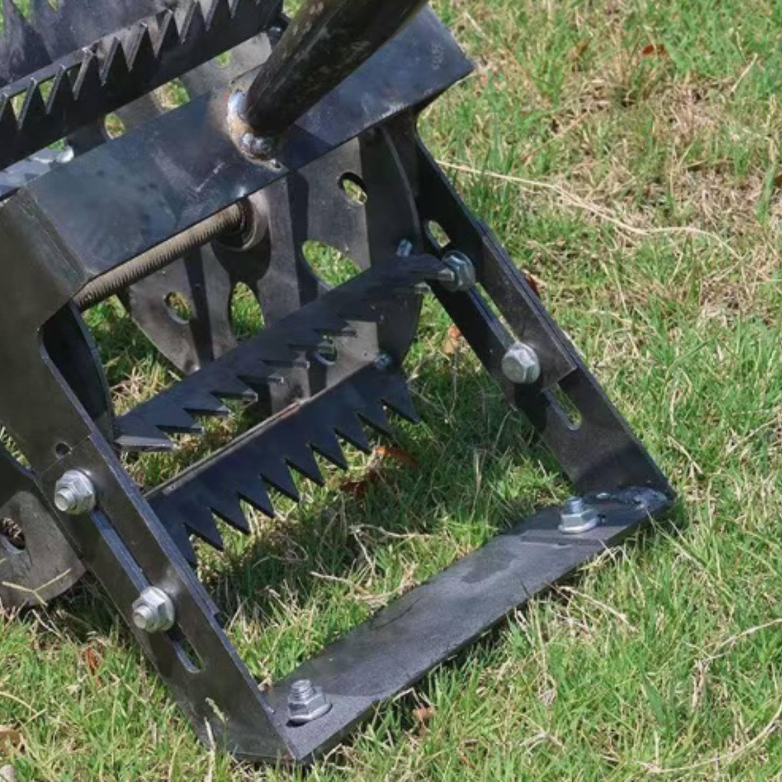 Roller Weeder Coltivatore Manuale Zappa da Giardino Attrezzo a Ruota in Acciaio Rimozione Erbacce con saving Adatto per Giardinaggio Mantenimento Letti di Fiori Cura Orto Uso su Sentieri