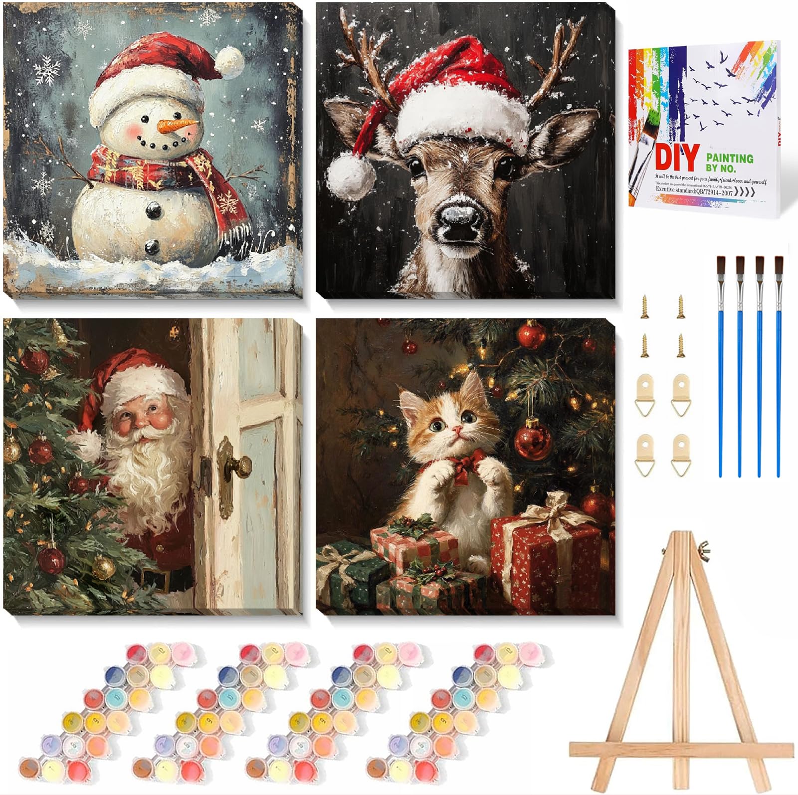 DIY Paint by Numbers Kit - Sunset Landscape Art -27