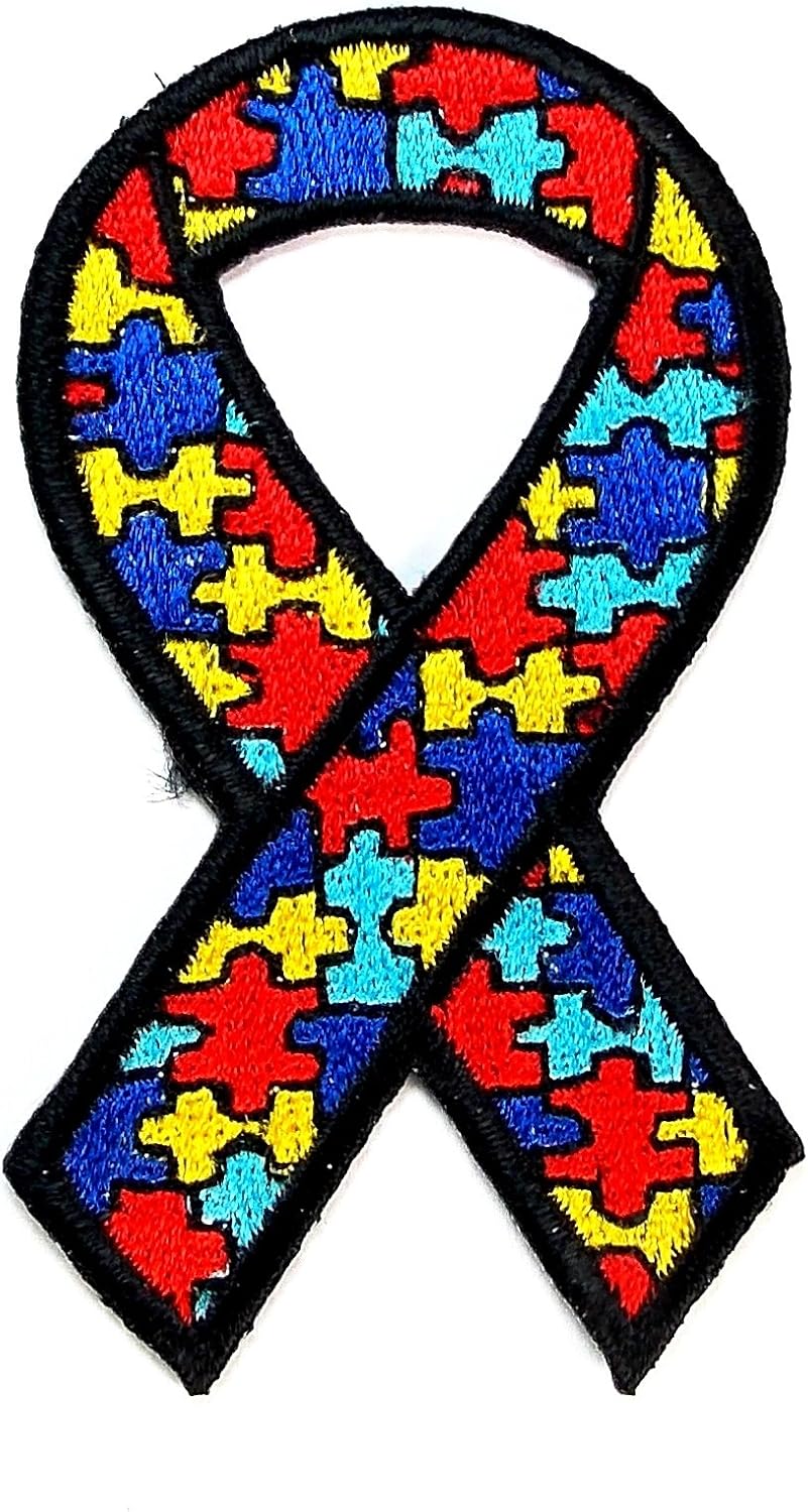 Autism Awareness Embroidered Military Biker Patch Iron or Sew BSPM0988