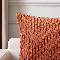 Vista 3 de K Kevin Textile - Paquete de 2 fundas de almohada decorativas bohemias de otoño de 20 x 20 pulgadas para sala de estar, sofá, cama, decoración