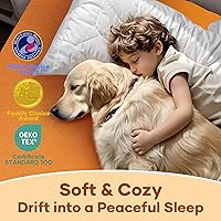 Vista 11 de OhGeni Protector de colchón 100% impermeable, sábana bajera con bolsillos profundos, material suave transpirable sin ruido de alta calidad, funda