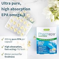 Vista 2 de Pharmepa Restore & Advanced - Paquete de péptidos de colágeno hidrolizados, 1000 mg de aceite de pescado puro EPA Omega-3 y polvo de proteína