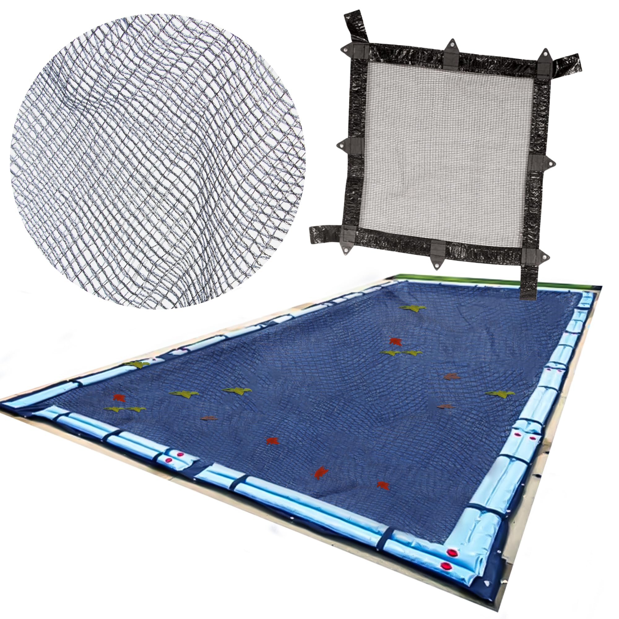 Buffalo BlizzardRectangle Swimming Pool Leaf Net Cover (20-feet x 44-feet)