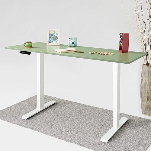 Miniatura 360 de Kaboon Mesa universal de 45.67 x 23.62 pulgadas, escritorio sólido de una pieza, encimera de melamina reversible, escritorios dobles, escritorio en