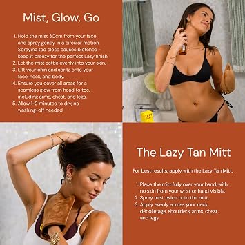 Face Tan Mist for Effortless and Natural Looking Glow (150ml)