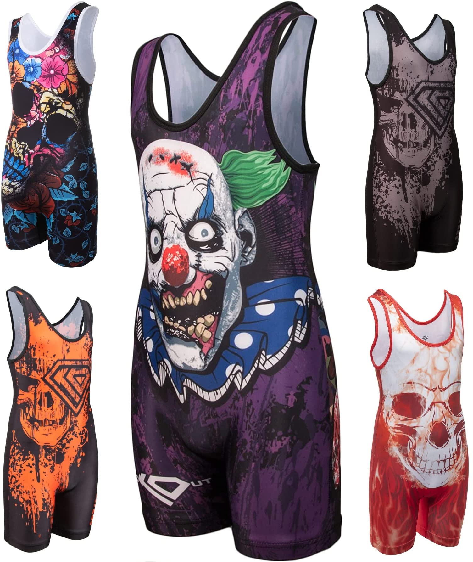 boys Ko Sports Gear Wrestling Singlet singlet