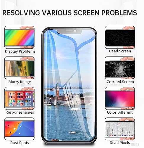 Miniatura 4 de Para iPhone XR Reemplazo de Pantalla con Altavoz de Oído Sensor de Proximidad 3D Táctil 6.1 "Pantalla LCD Digitalizador Montaje Completo Auricular