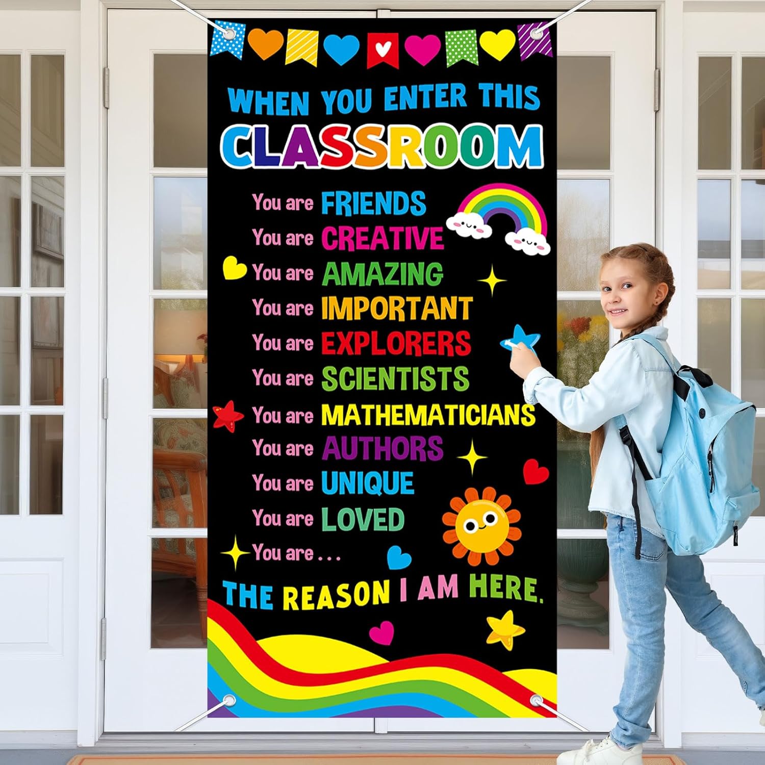 Wiooffen When You Enter This Classroom Door Cover