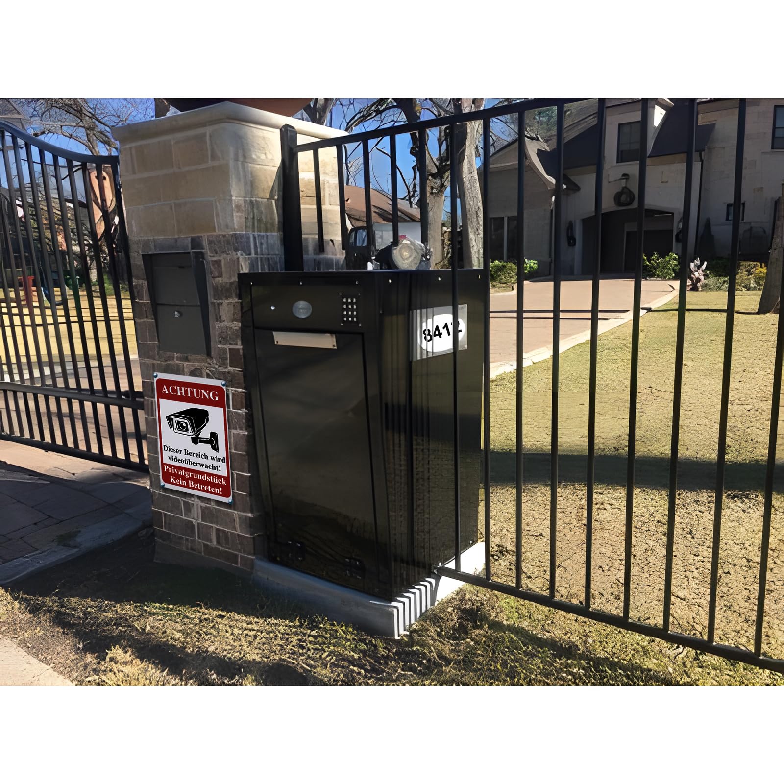 TEMPO DI SALDI 3 X Cartello Segnaletico Attenzione! Area Sottoposta A Videosorveglianza Esterno - Foto 9