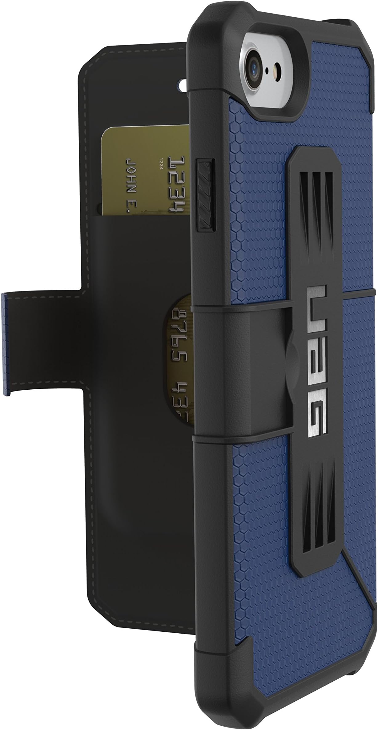 URBAN ARMOR GEAR [UAG] Folio iPhone 8/iPhone 7/iPhone 6s [4.7-inch Screen] Metropolis Feather-Light Rugged [Cobalt] Military Drop Tested iPhone Case