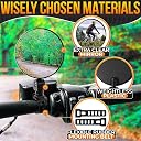 KAIDAA Bicycle & Bike Rear View Mirror Set of 2 | 360° Adjustable Handlebar Convex Mirrors | Wide Angle Cycling Safety Mirror | Strong Protective Mold Body gallery image