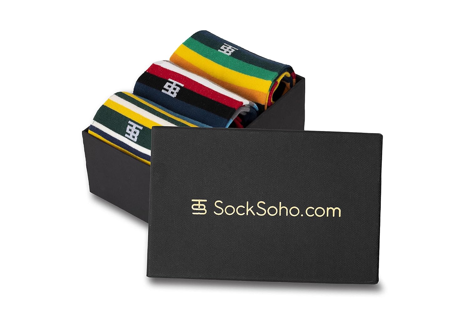 SockSoho Premium Solid Color Socks for Men Pack of 3 – (Crew Length | Scottish Lisle Cotton | Free Size (UK 7-12))