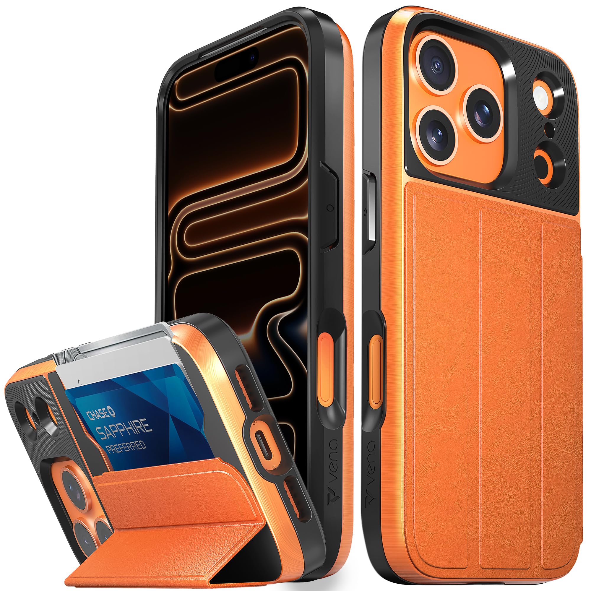 Amazon.com: VENA vCommute for iPhone 17 Pro Wallet Case, [Military