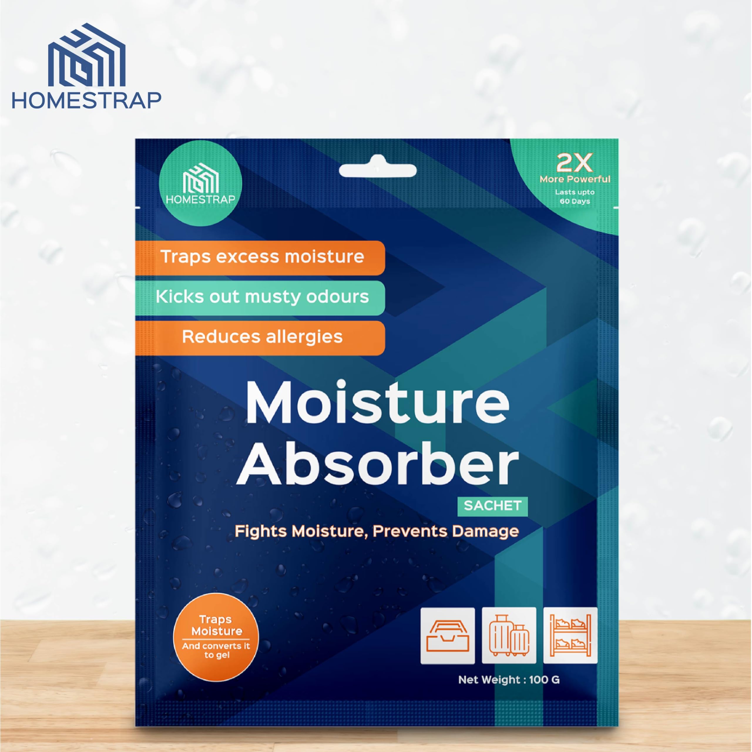 Moisture Absorbers - Protect Clothes & Belongings -8 Moisture Absorbers - Protect Clothes & Belongings -8
