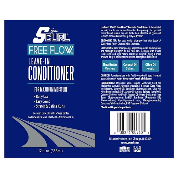 Luster's SCurl Free Flow Leave-In Conditioner