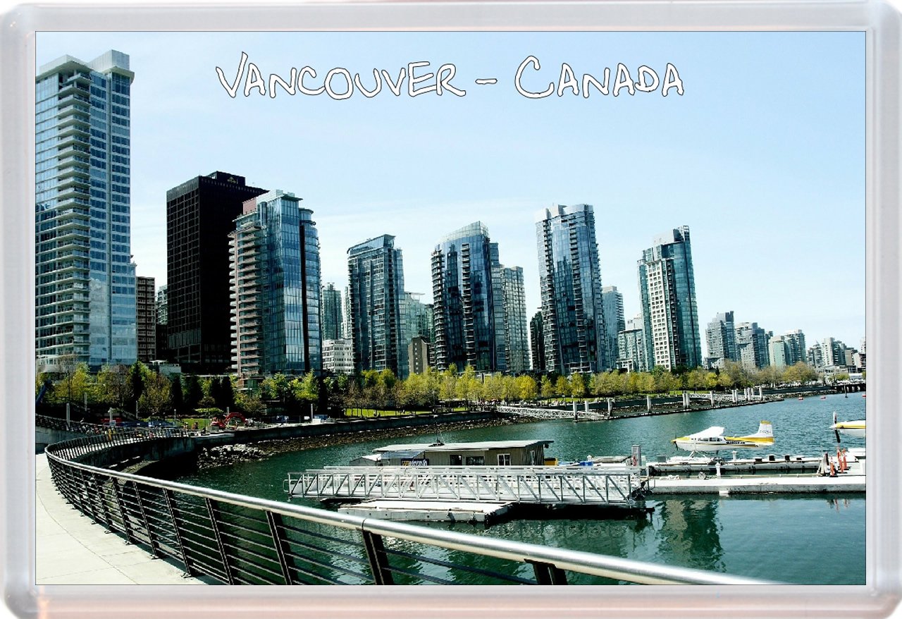 Vancouver - Canada - Jumbo Fridge Magnet ID112