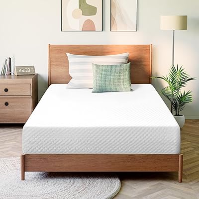 GAESTE 8 Inch Full Cooling Gel Memory Foam Mattress for Cool Sleep Medium Firm CertiPUR-US Certified Foam, Mattress in a Box Pressure Relief Removable Cover No Fiberglass (Full, 8 in)