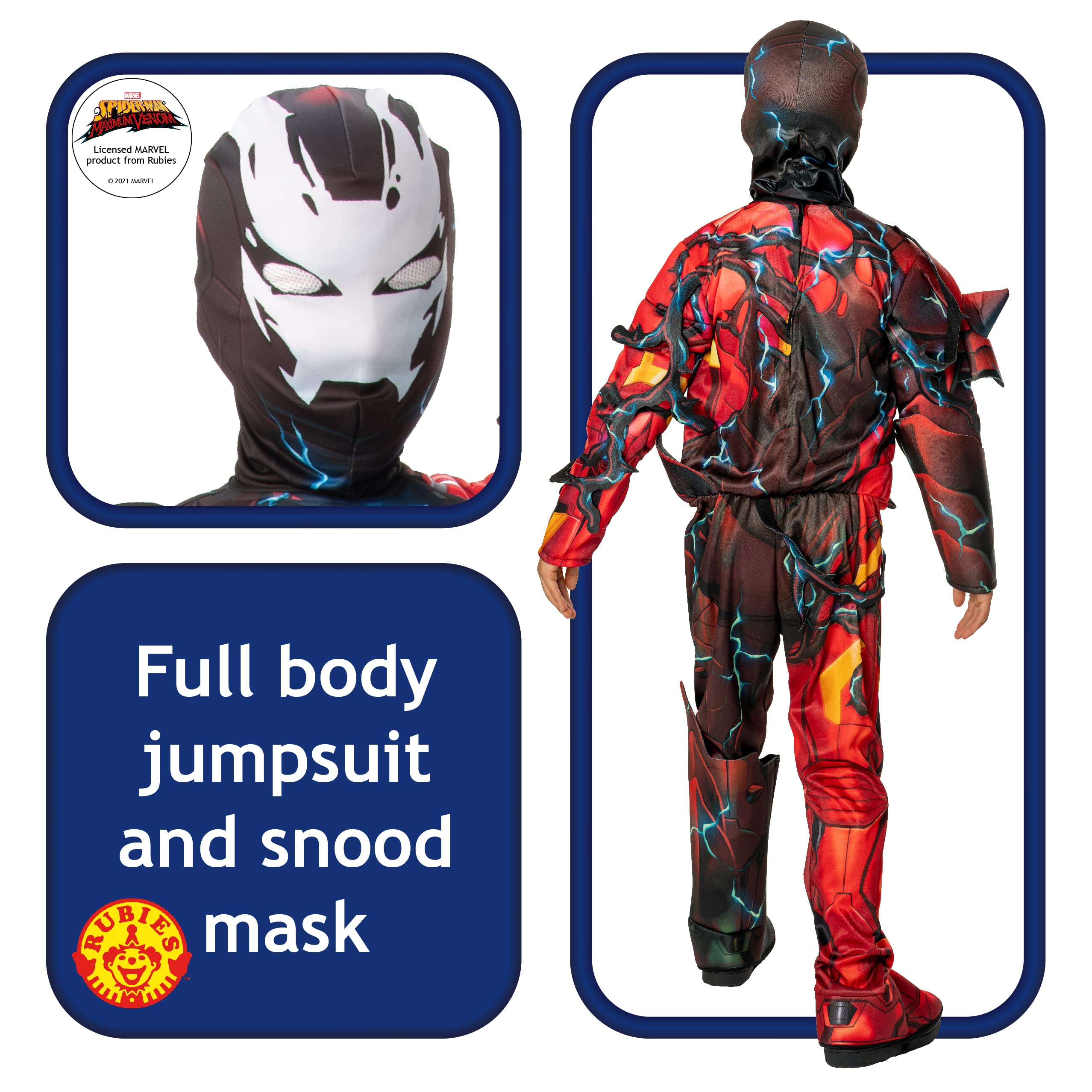 Rubie's Oficjalny kostium Disney Marvel Venomized Iron Man dla dzieci, Halloween Venom