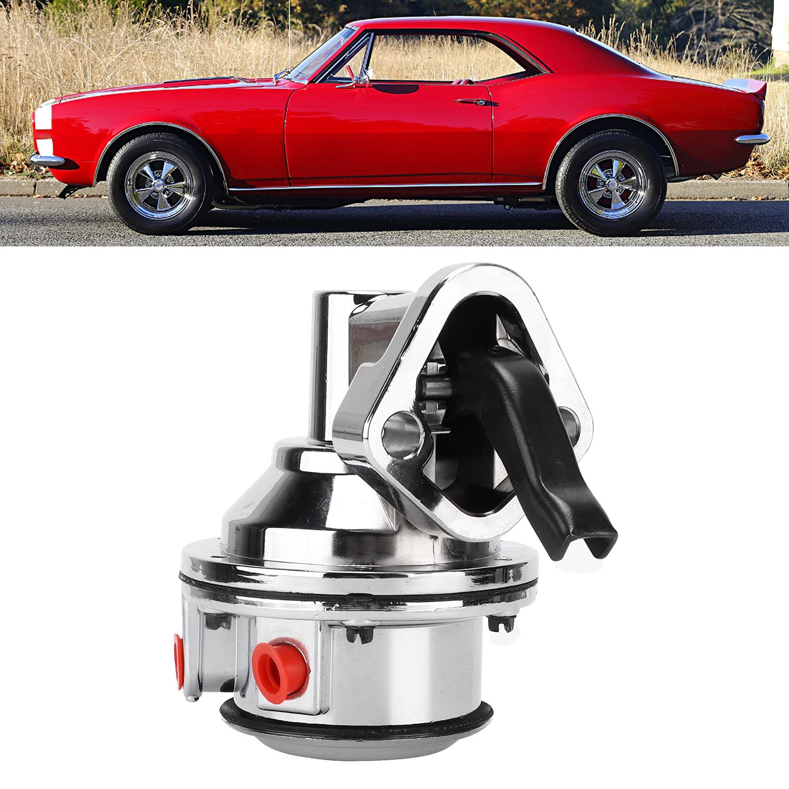 KIMISS High Volume Mechanical Fuel Pump – 80 GPH, 6 PSI, Aluminum, For Chevy Big Block V8 396-454