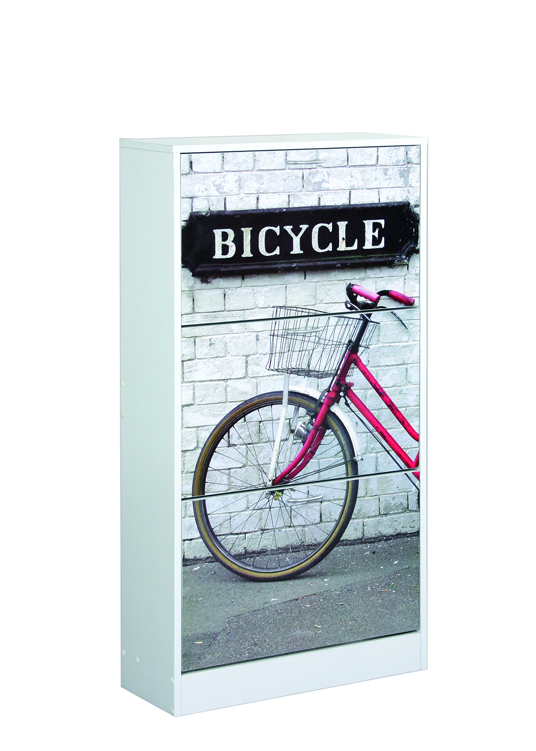 Placard à Chaussures Vélo Kit Closet avec étagères inclinées amovibles